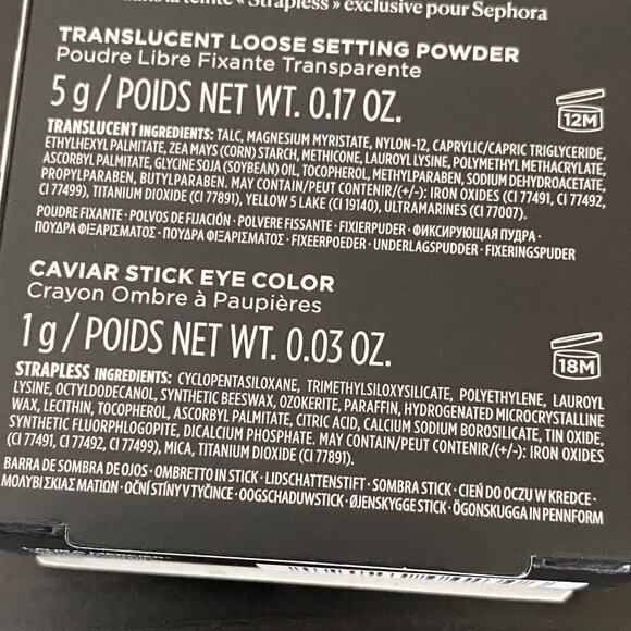 Laura Mercier Set: Translucent Loose Setting Powder and Caviar Eyeshadow Stick - Picture 14 of 16